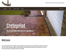 Tablet Screenshot of creteprint.com